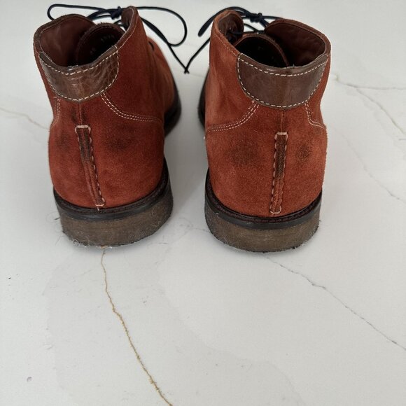 Johnston & Murphy Chukka Boots Men Size 8 Burnt Orange Suede Leather Ankle Shoes main image 7